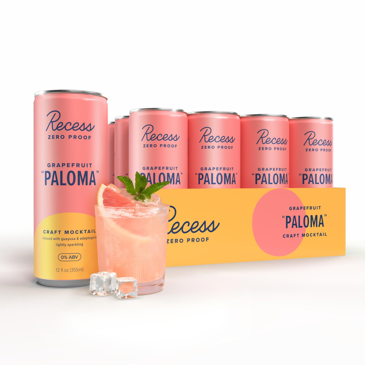 Recess Zero Proof Non-Alcoholic Mocktail Variety 12-Pack