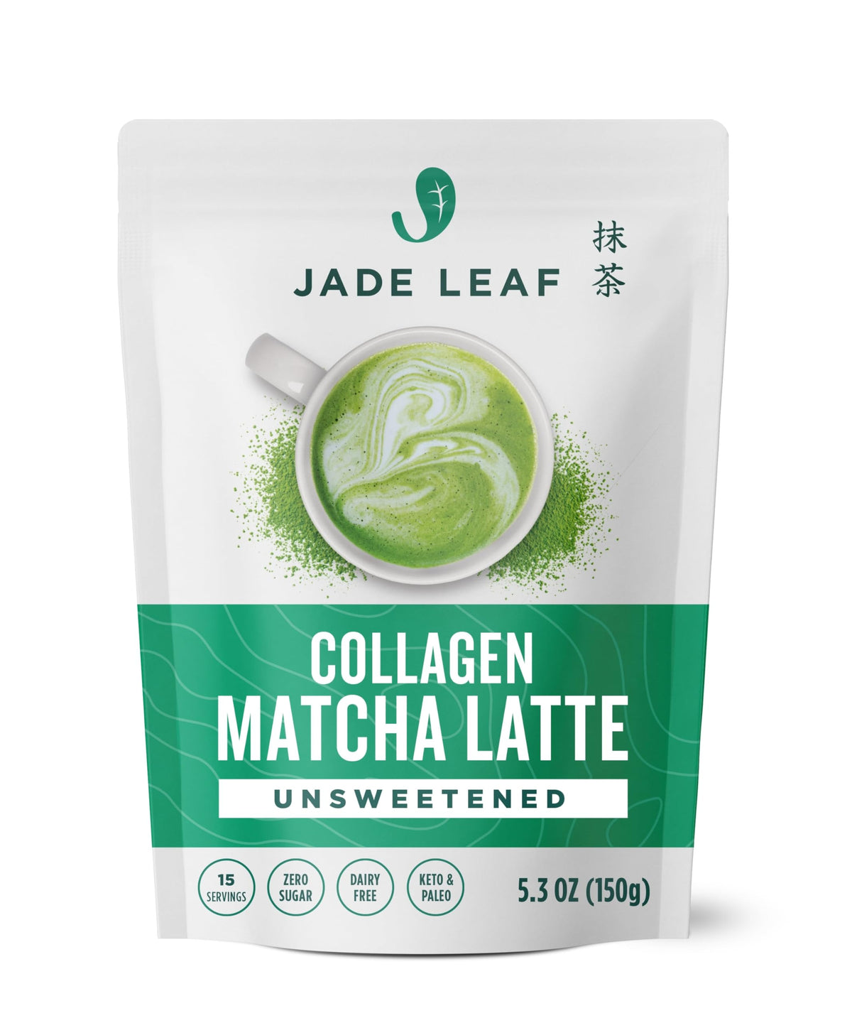 Jade Leaf Matcha Latte Mix - Made with Organic Japanese Matcha Powder for Café Style Blend