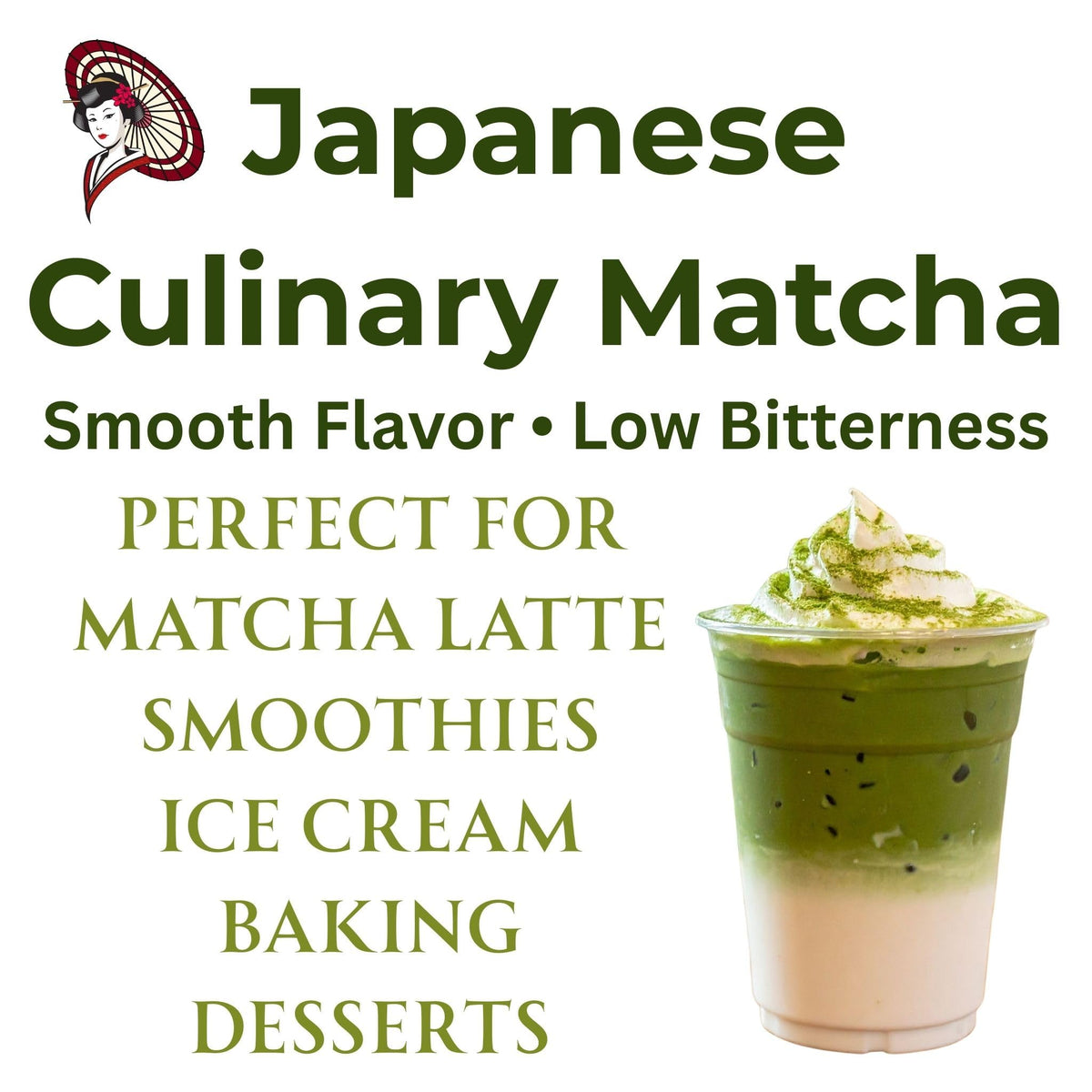 Japanese Culinary Matcha Powder from Yame for Lattes & Baking