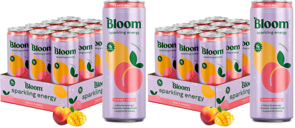 Bloom Nutrition Zero Sugar Sparkling Energy Drink 180mg