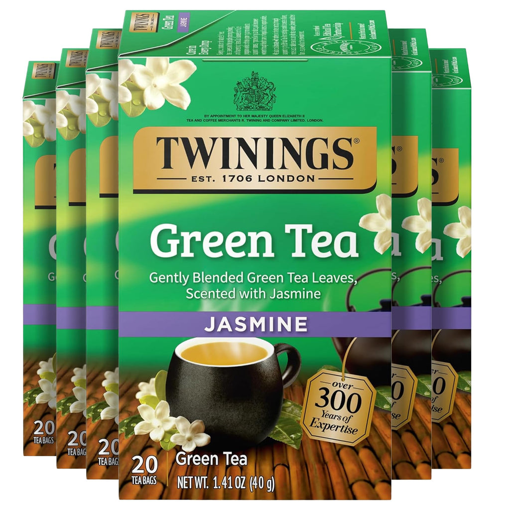 Twinings English Breakfast Black Tea Individually Wrapped Bags, 20 Count (Pack of 1), Flavourful, Robust, Caffeinated, Enjoy Hot or Iced, 20 Teabags