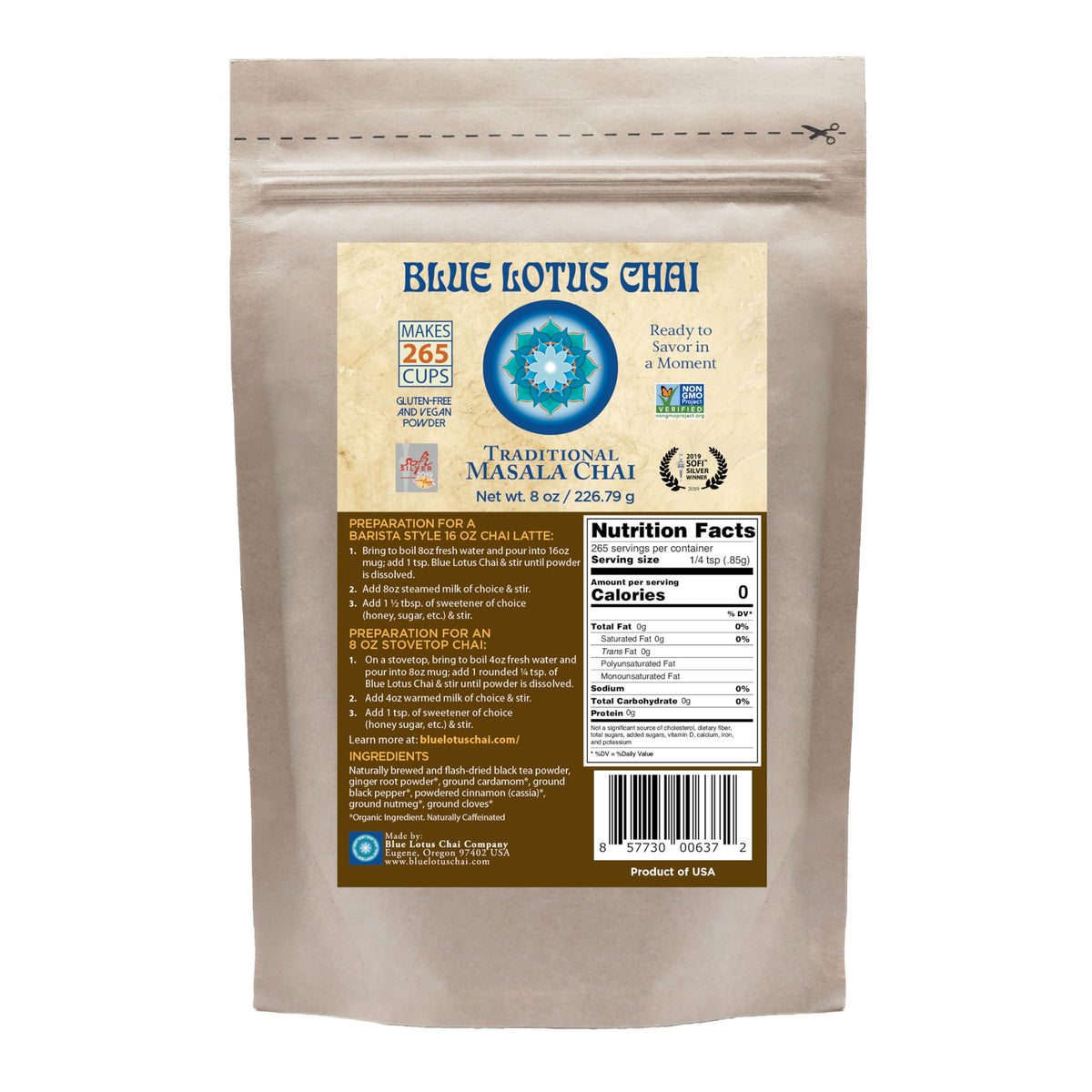 Blue Lotus Traditional Masala Chai Tea Blend