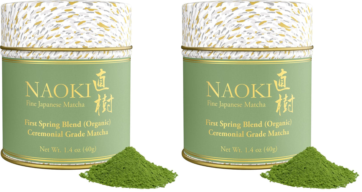 Naoki Matcha (Organic First Spring Blend) - Authentic Japanese Matcha Green Tea Powder Organic Ceremonial Grade from Kagoshima, Japan
