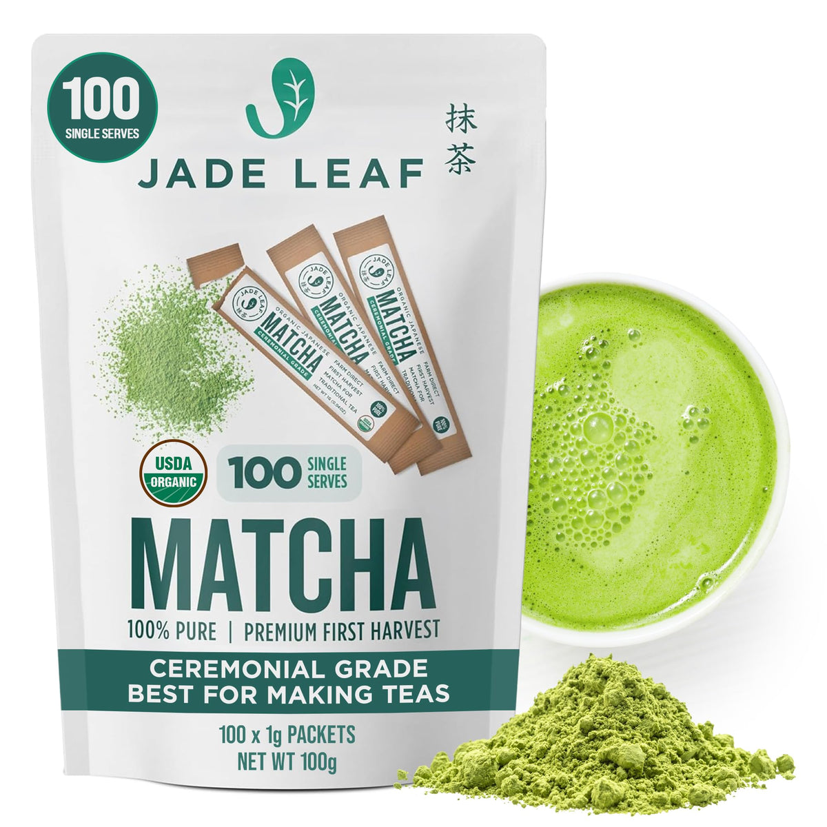 Jade Leaf Matcha Organic Matcha Powder