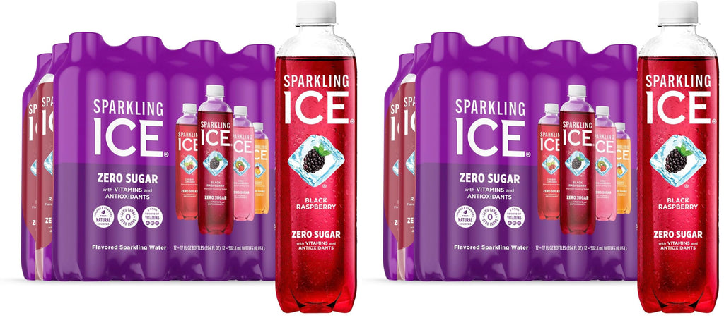 Sparkling Ice Blue Variety Pack, Flavored Sparkling Water, Zero Sugar, with Vitamins and Antioxidants – Perfect For Summer and Parties