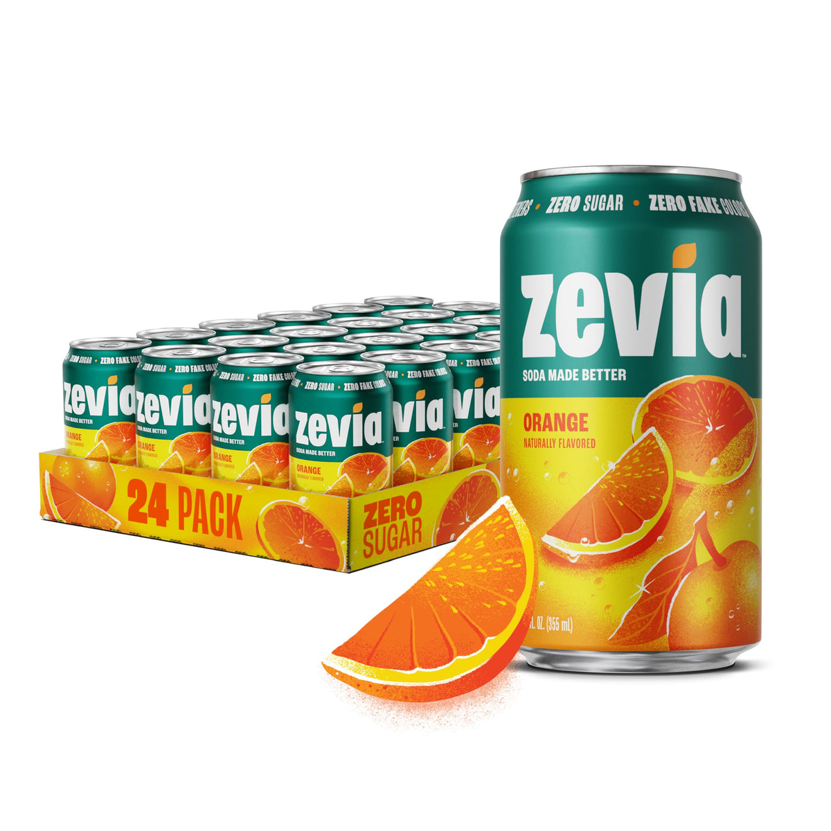 Zevia Zero-Calorie Vanilla Cola Soda with Natural Flavors