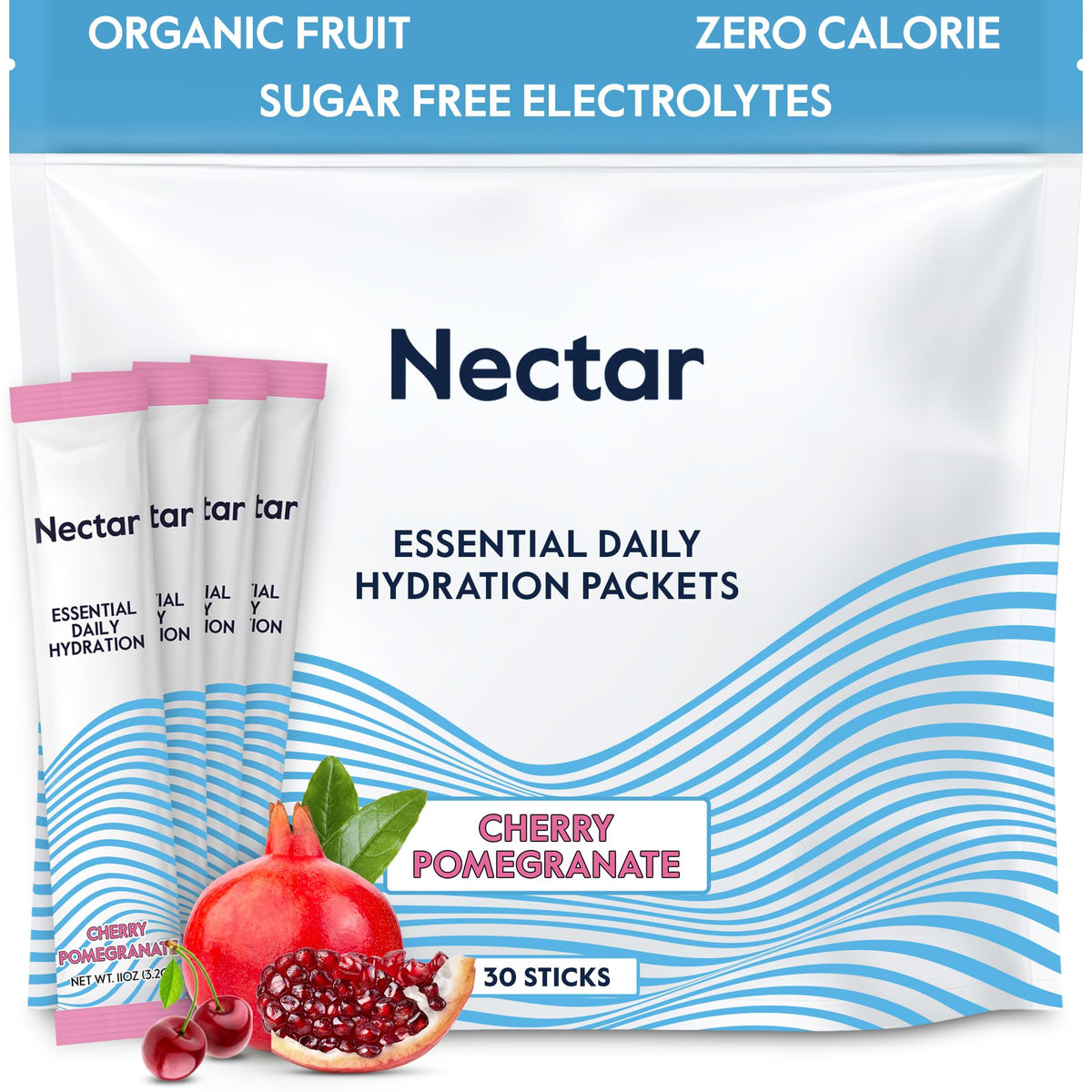 Nectar Zero Sugar Electrolyte Hydration Powder Packets