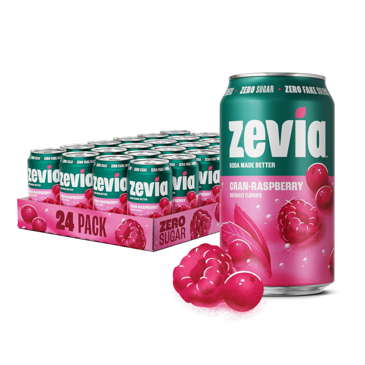 Zevia Zero-Calorie Vanilla Cola Soda with Natural Flavors