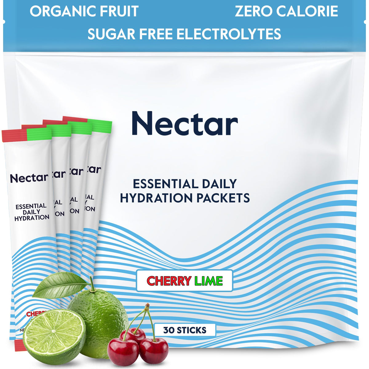 Nectar Zero Sugar Electrolyte Hydration Powder Packets