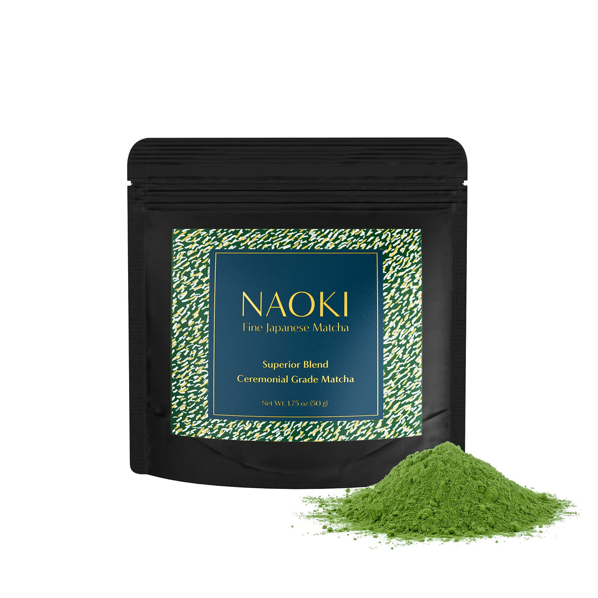 Naoki Matcha (Organic First Spring Blend) - Authentic Japanese Matcha Green Tea Powder Organic Ceremonial Grade from Kagoshima, Japan