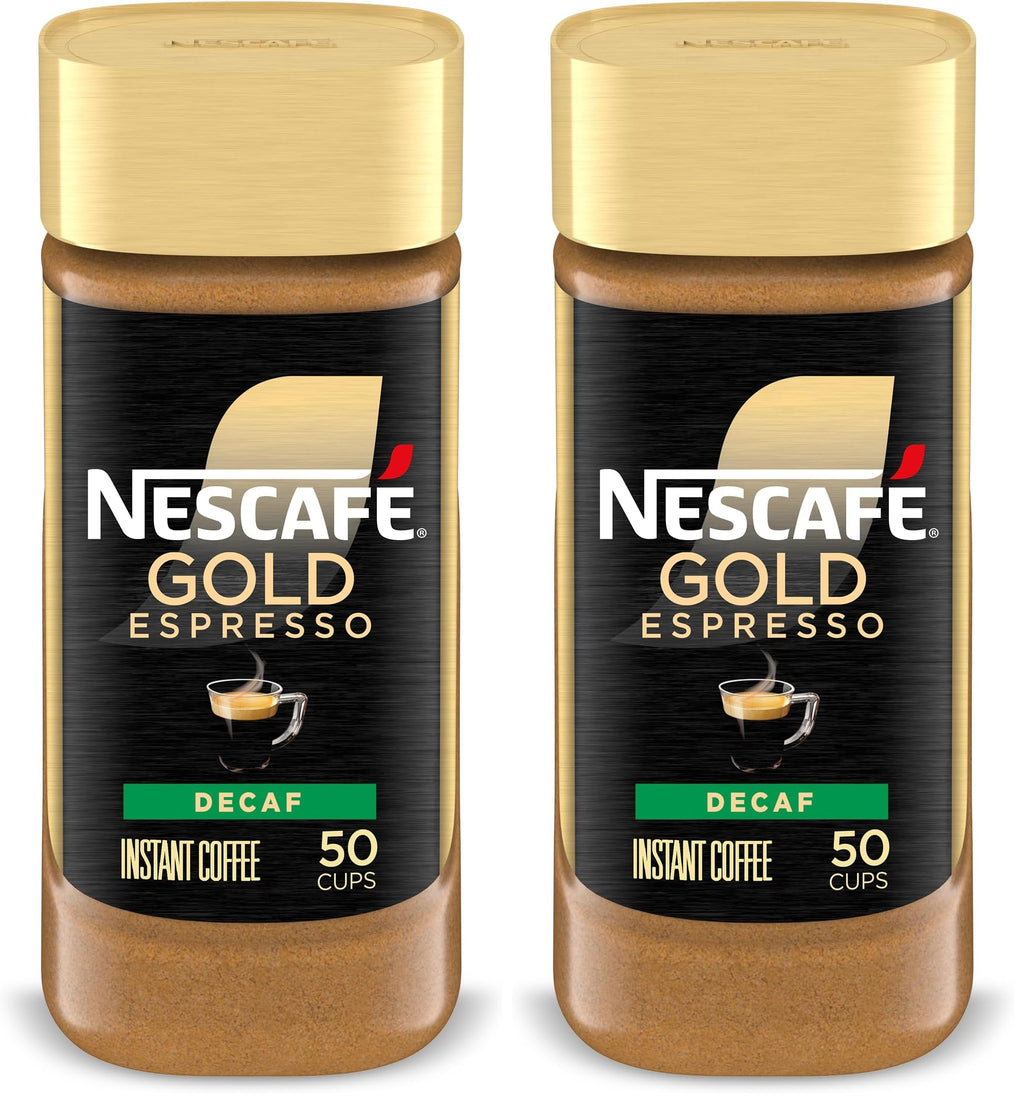 NESCAFÉ Gold Decaf Espresso Instant Coffee, 3.17 oz