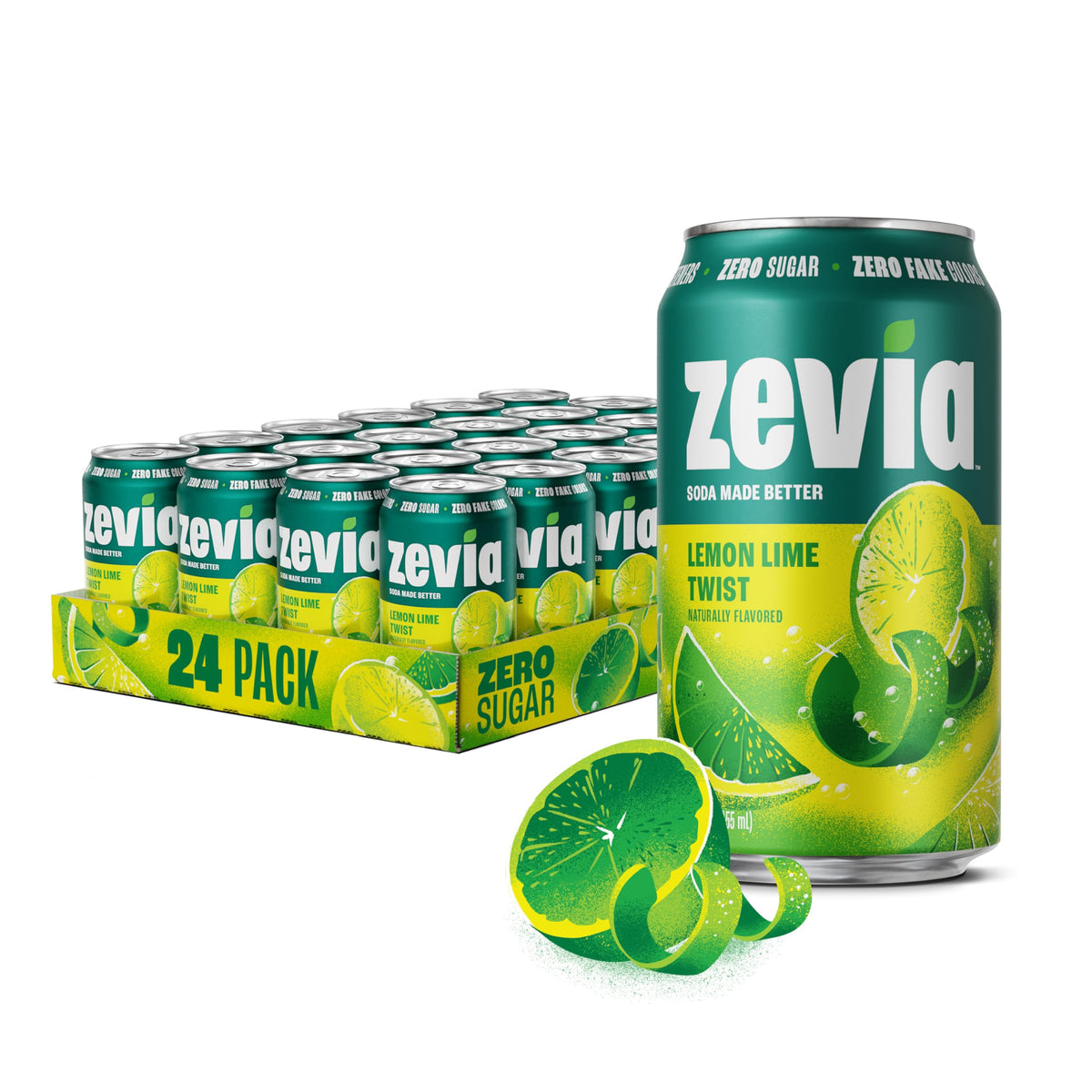 Zevia Zero-Calorie Vanilla Cola Soda with Natural Flavors