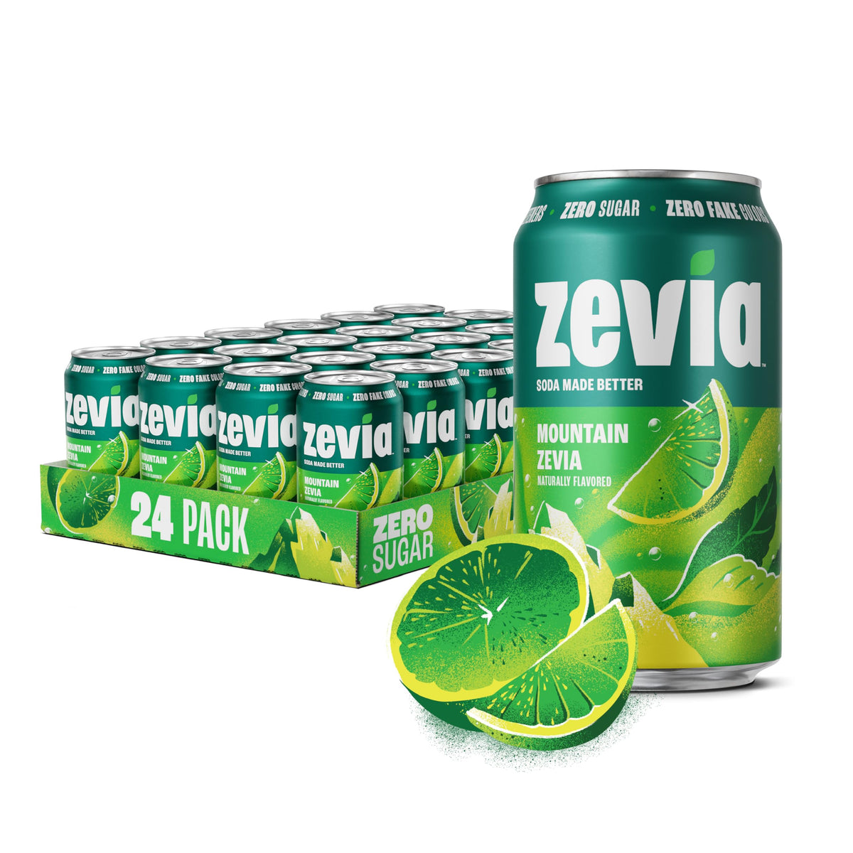 Zevia Zero-Calorie Vanilla Cola Soda with Natural Flavors