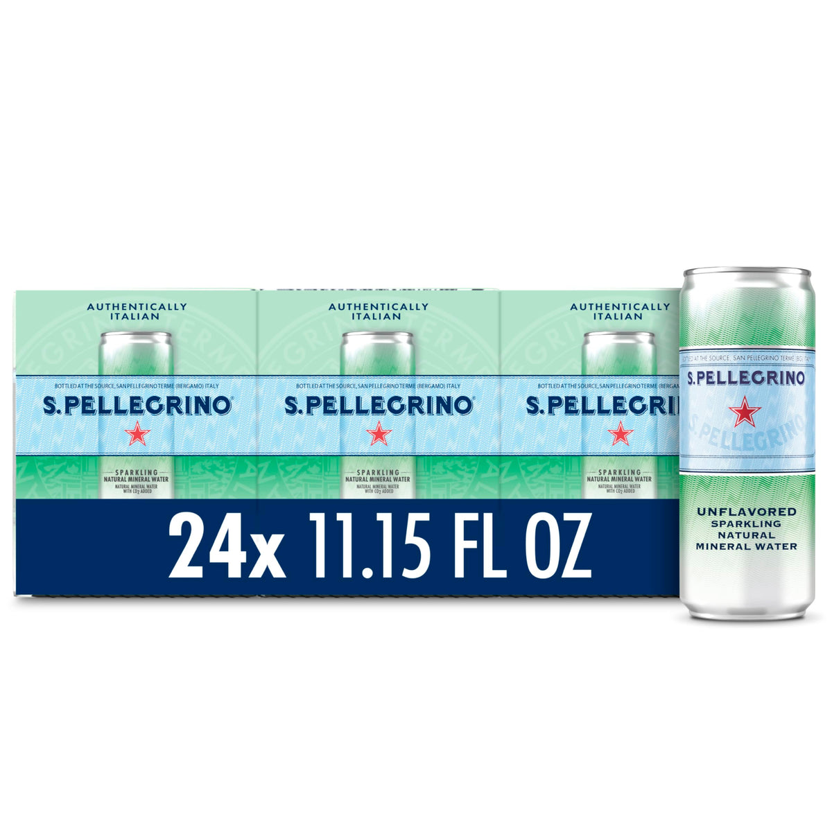 San Pellegrino Essenza Flavored Sparkling Mineral Water Cans