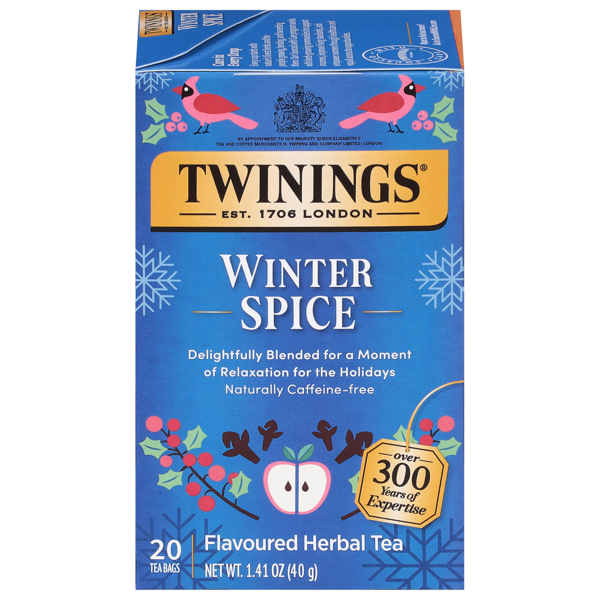 Twinings English Breakfast Black Tea Individually Wrapped Bags, 20 Count (Pack of 1), Flavourful, Robust, Caffeinated, Enjoy Hot or Iced, 20 Teabags