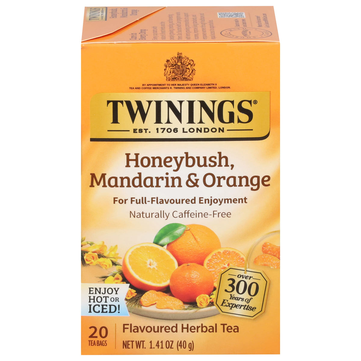 Twinings English Breakfast Black Tea Individually Wrapped Bags, 20 Count (Pack of 1), Flavourful, Robust, Caffeinated, Enjoy Hot or Iced, 20 Teabags