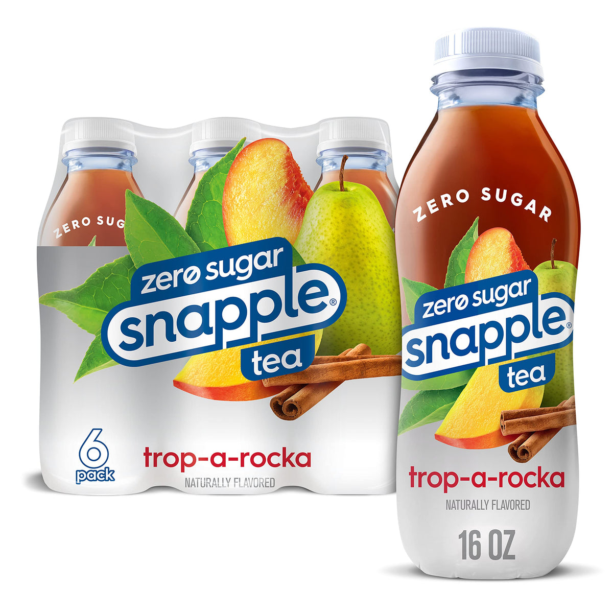 Snapple, Lemon Tea, Recycled Bottle, 16 Fl Oz, 12 Count