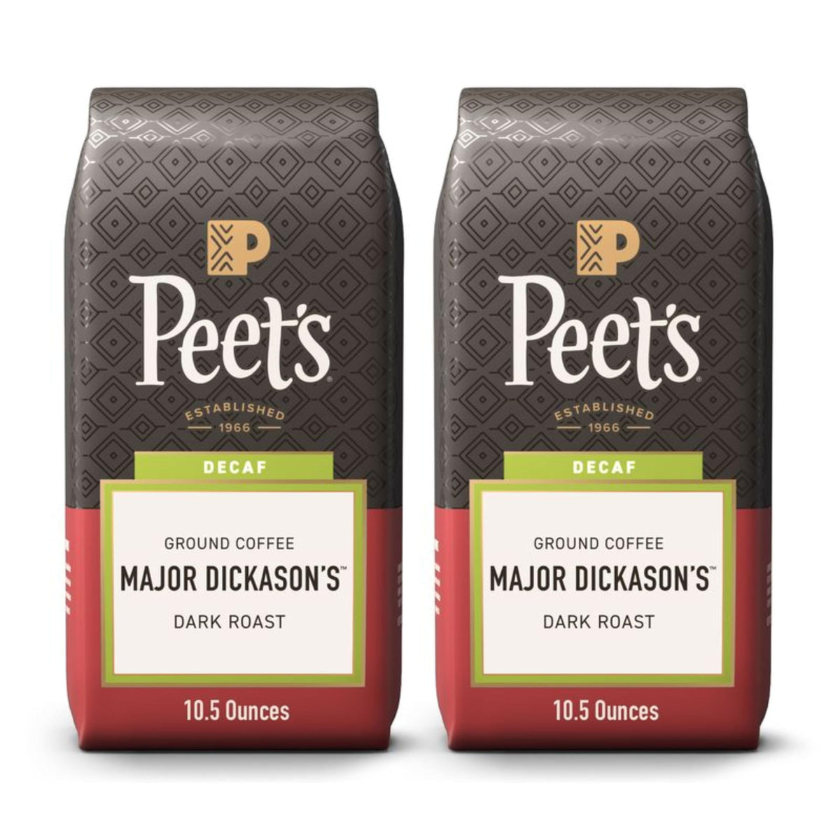 Peets Coffee Decaf ground bag
