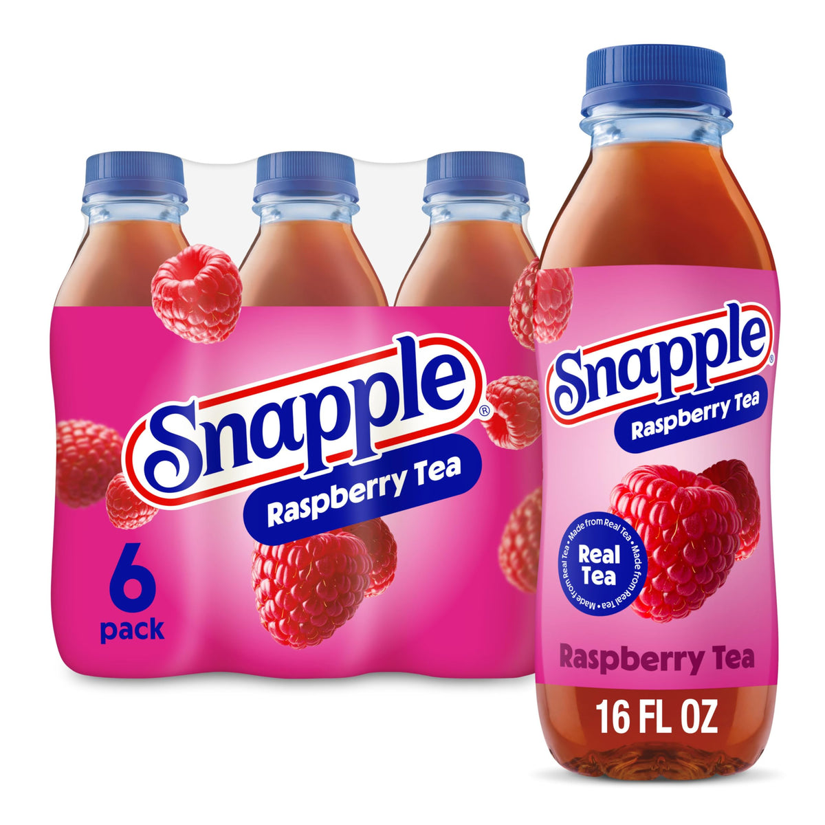 Snapple, Lemon Tea, Recycled Bottle, 16 Fl Oz, 12 Count