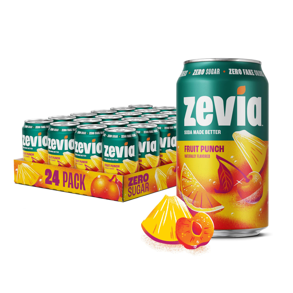 Zevia Zero-Calorie Vanilla Cola Soda with Natural Flavors