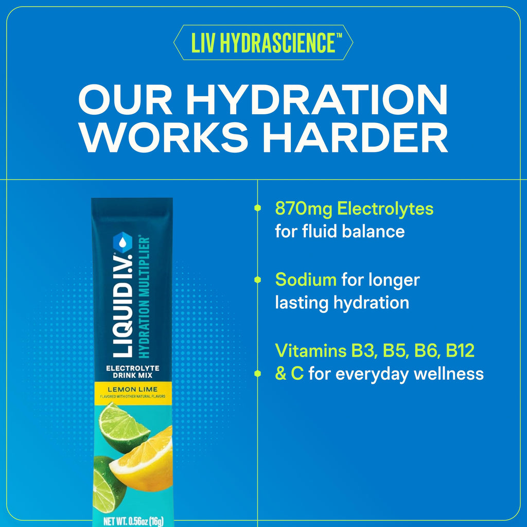 Liquid I.V. Hydration Electrolytes, Variety Packs