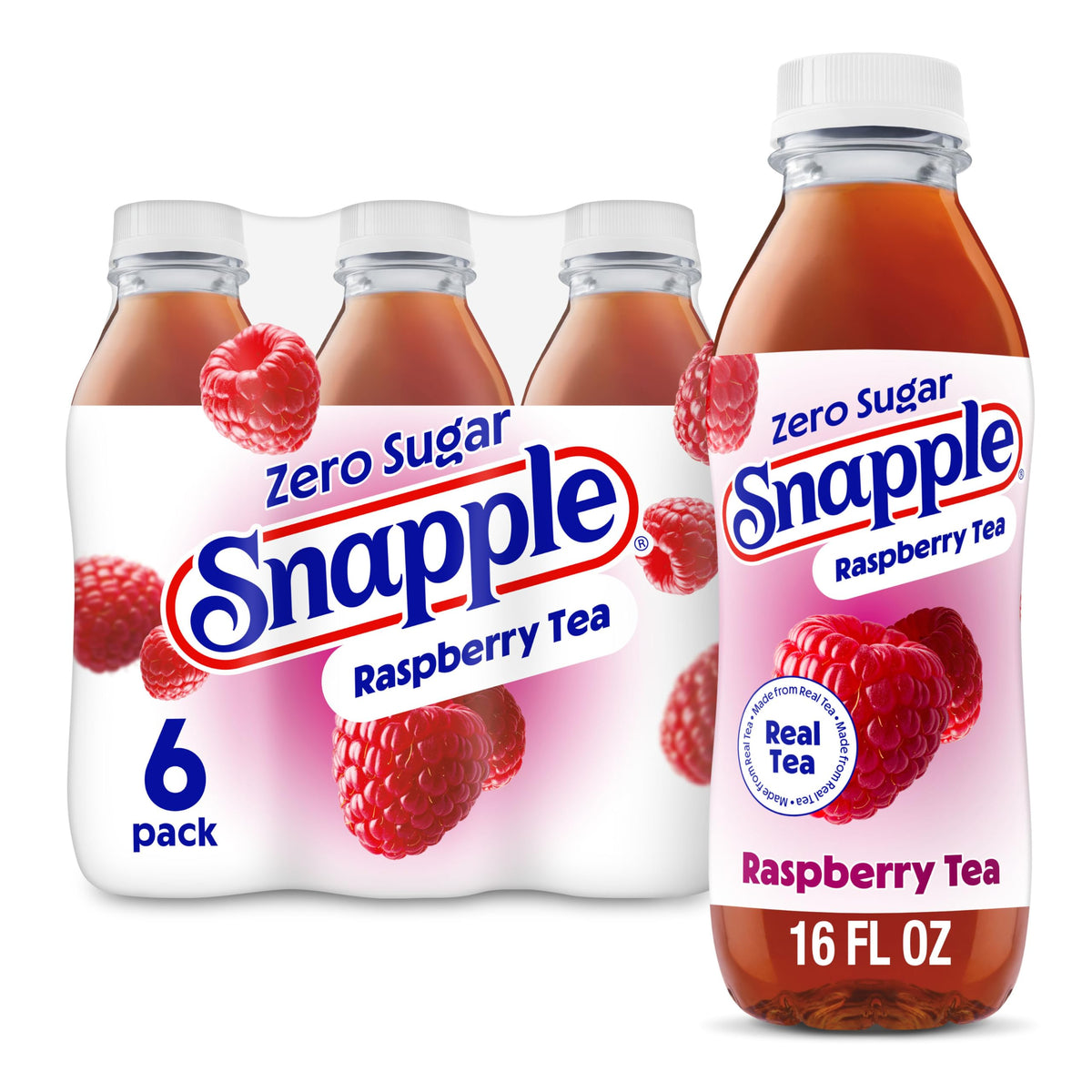 Snapple, Lemon Tea, Recycled Bottle, 16 Fl Oz, 12 Count