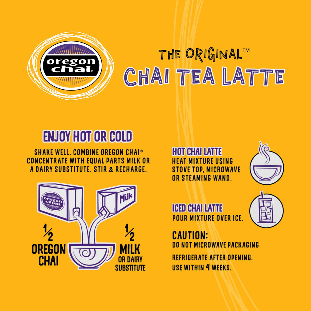 Oregon Chai Original Chai Tea Latte Concentrate