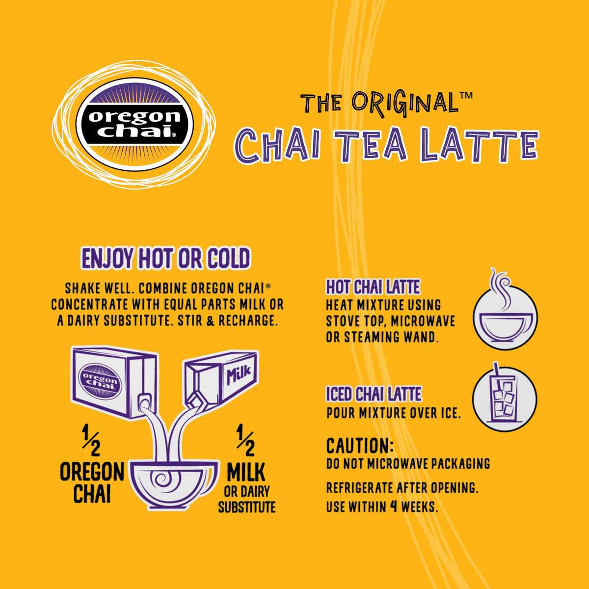 Oregon Chai Original Chai Tea Latte Concentrate