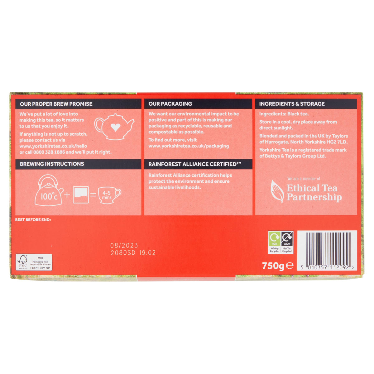 Taylors of Harrogate Yorkshire, 160 Count