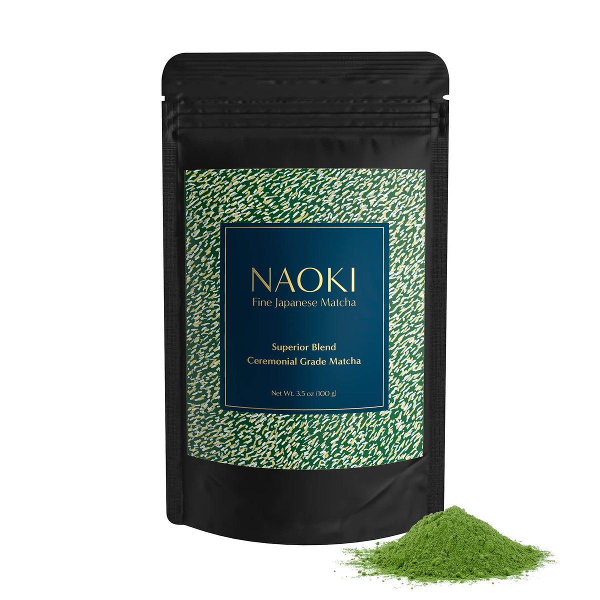 Naoki Matcha (Organic First Spring Blend) - Authentic Japanese Matcha Green Tea Powder Organic Ceremonial Grade from Kagoshima, Japan
