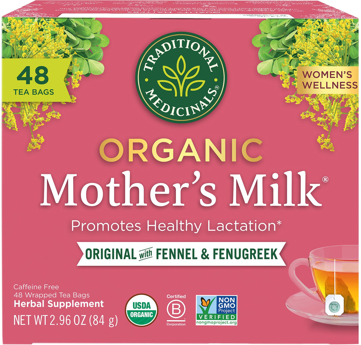 Traditional Medicinals Organic Women's Wellness Tea Collection, 16-32 Tea Bags