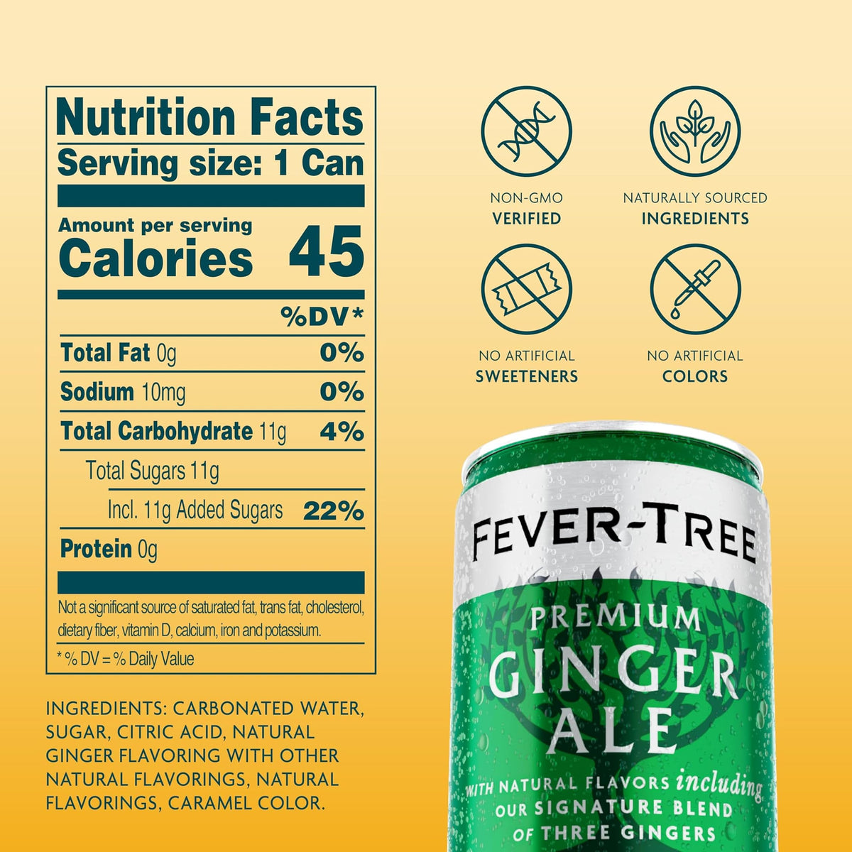 Fever-Tree Ginger Beer – Premium Mixer for Cocktails and Mocktails