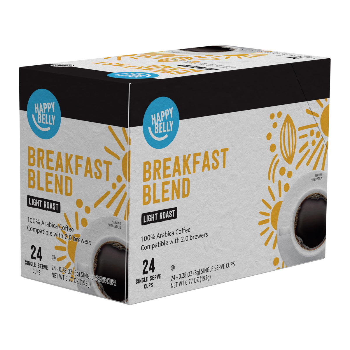 HAPPY BELLY Amazon Brand Happy Belly Pods Keurig 2.0