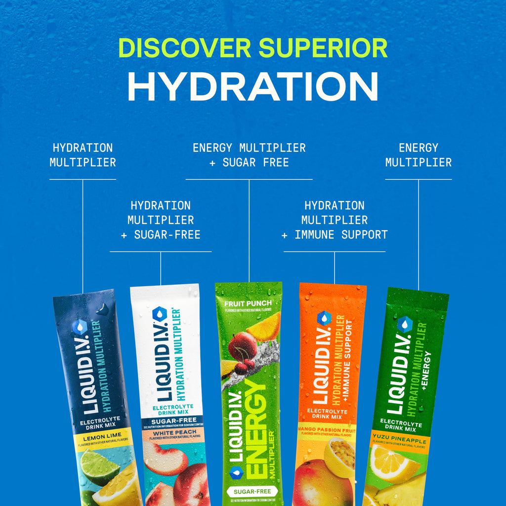 Liquid I.V. Hydration Electrolytes, Variety Packs