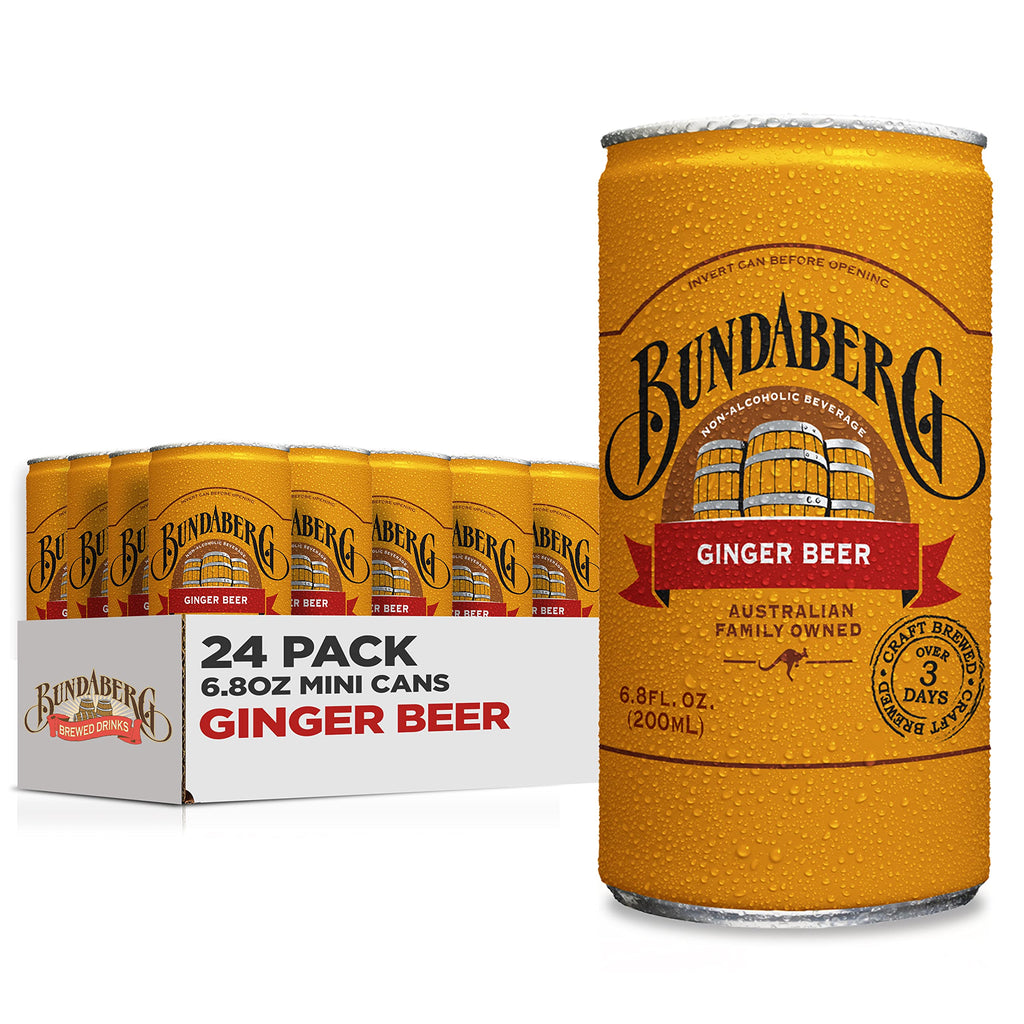 Bundaberg Ginger Beer Soda, 12.7 Fl Oz Bottles (Pack of 4)