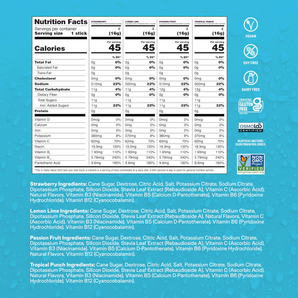 Liquid I.V. Hydration Electrolytes, Variety Packs