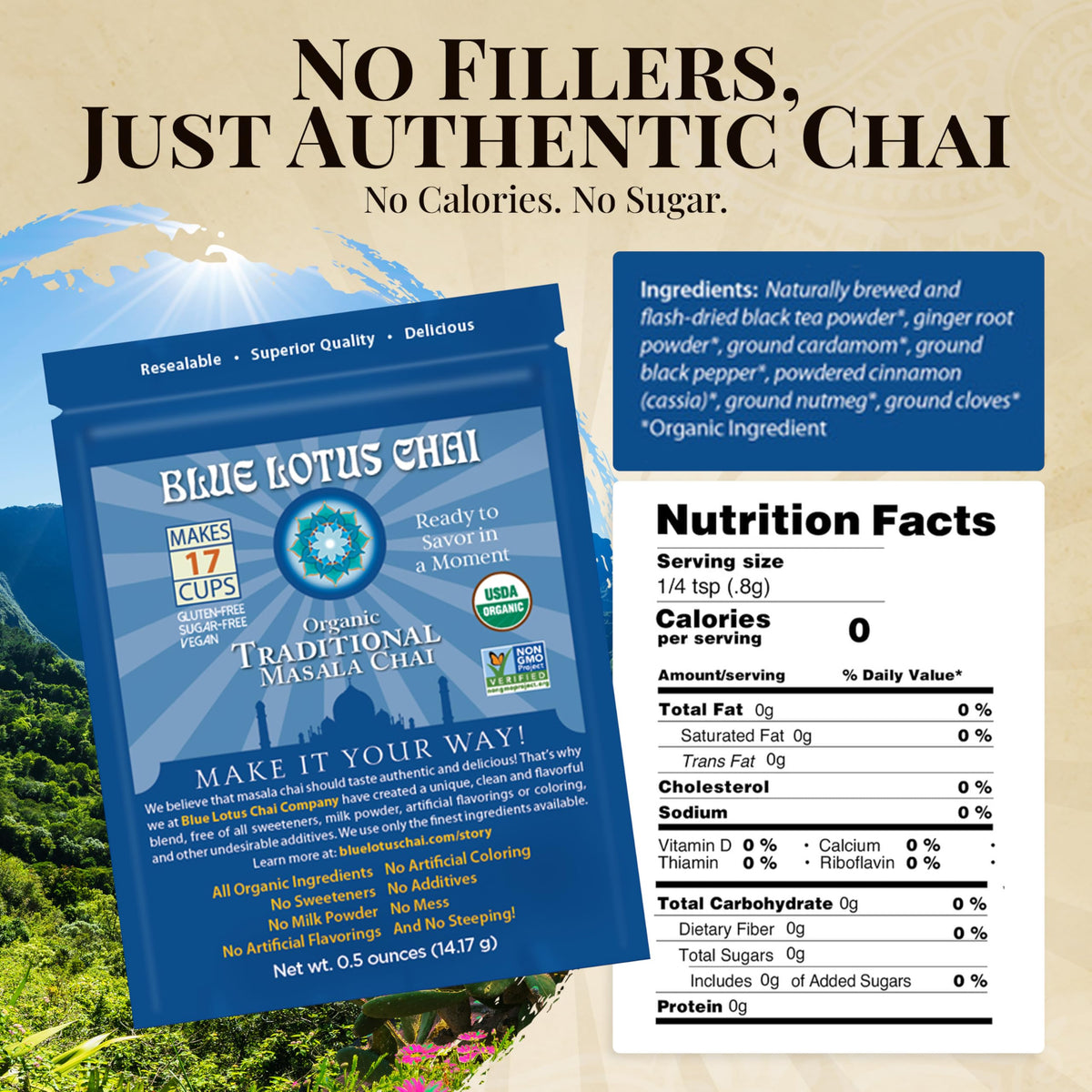 Blue Lotus Traditional Masala Chai Tea Blend